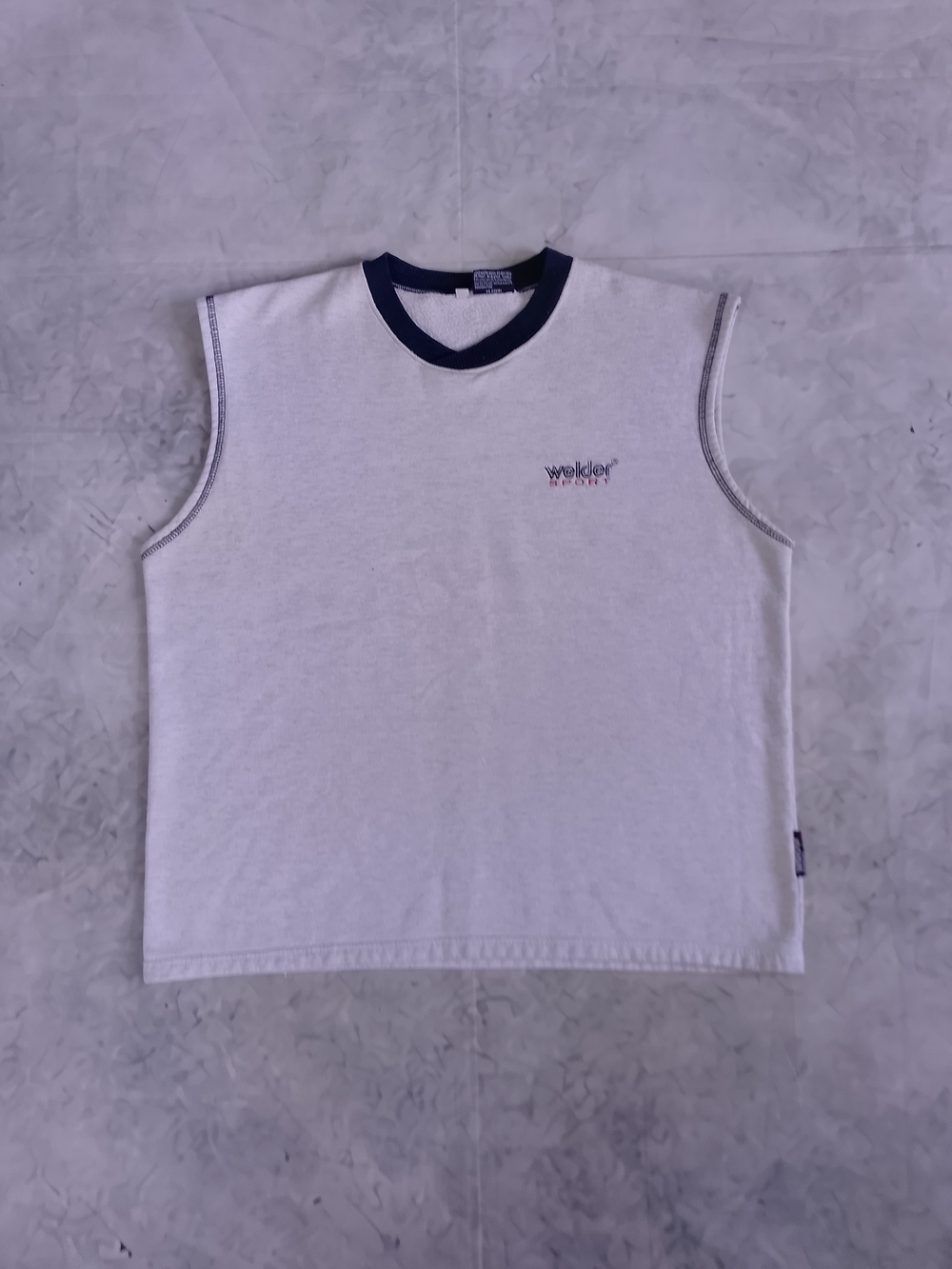 Vintage 90s Welder Sport Grey Sweatshirt Vest